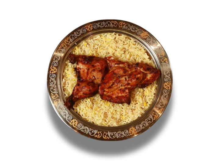 Half Grill Chicken Rice